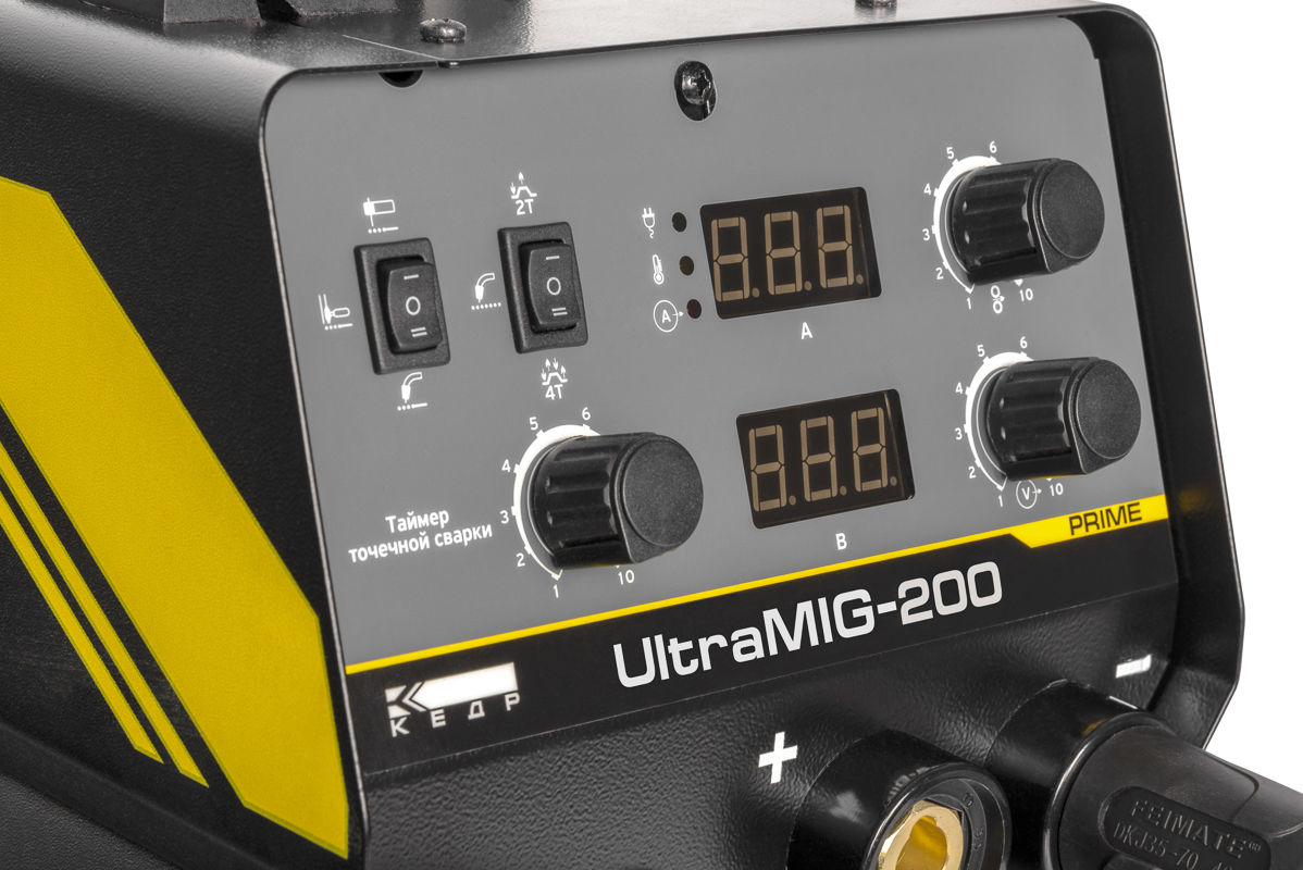 Полуавтомат  КЕДР UltraMIG-200 (220В, 30-200А)