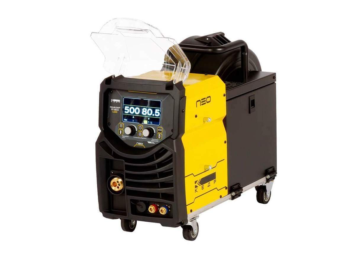 Источник сварочный КЕДР MultiMIG-5000DP NEO SIC LCD с комплектом (8035435-004, 8033311,5м,жидк.)